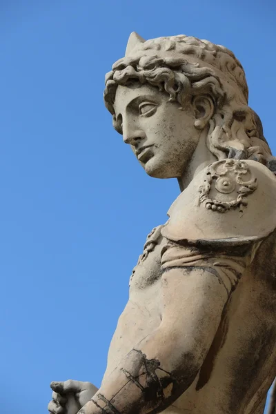 罗马的哈德良陵墓中的圣天使雕像 通常被称为圣天使堡 神圣使者之城堡 图库照片