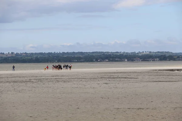 Bahía Del Mont Saint Michel — Foto de Stock