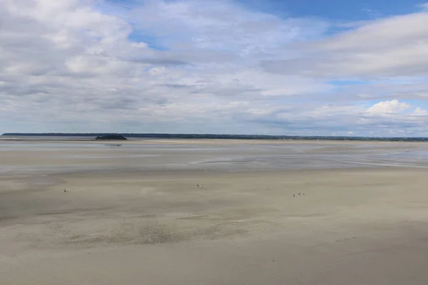 Baía Mont Saint Michel — Fotografia de Stock