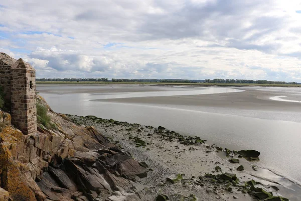 Bahía Del Mont Saint Michel —  Fotos de Stock