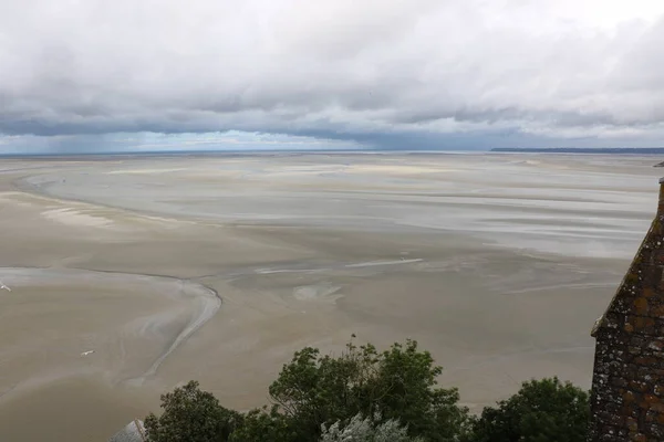 Baía Mont Saint Michel — Fotografia de Stock