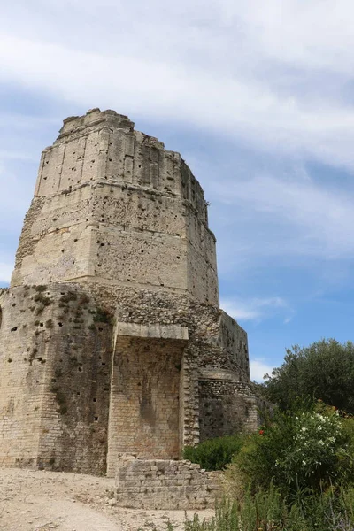 Torre Magne Nella Città Nimes — Foto Stock