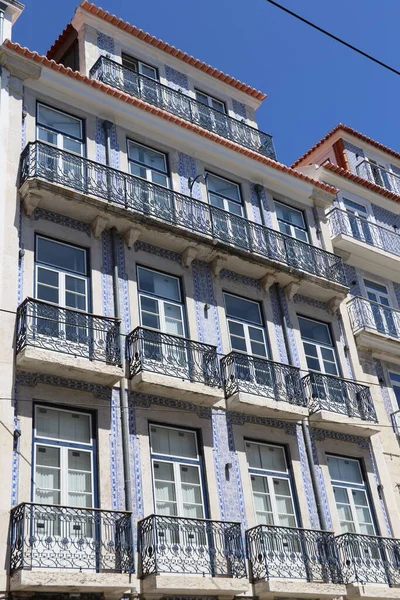 Lizbon Portekiz Geleneksel Bir Bina Manzarası — Stok fotoğraf