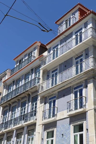 Vue Une Rue Dans Ville Lisbonne Portugal — Photo