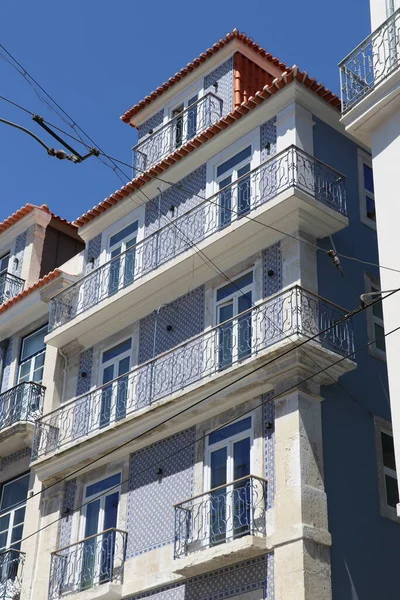 Vue Bâtiment Traditionnel Lisbonne Portugal — Photo