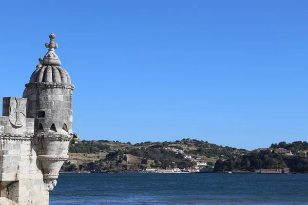 Torre Belem Ciudad Lisboa Oficialmente Torre San Vicente Lisboa —  Fotos de Stock