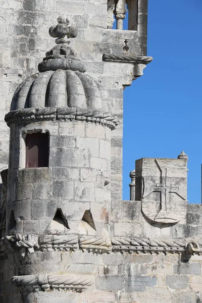 Torre Belem Ciudad Lisboa Oficialmente Torre San Vicente Lisboa —  Fotos de Stock