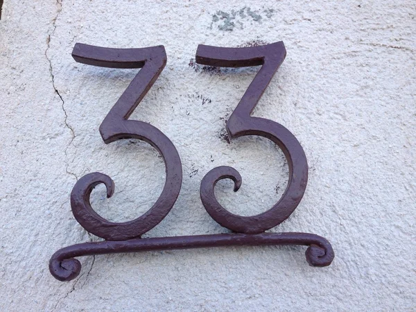 Número 33 — Fotografia de Stock