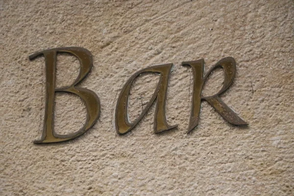 Bar board em Paris — Fotografia de Stock