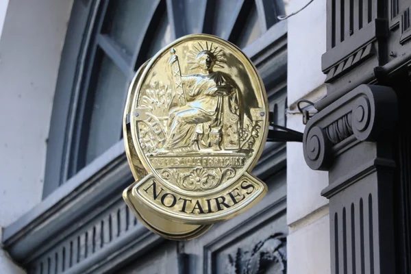 Hof deurwaarder bestuur in Parijs — Stockfoto