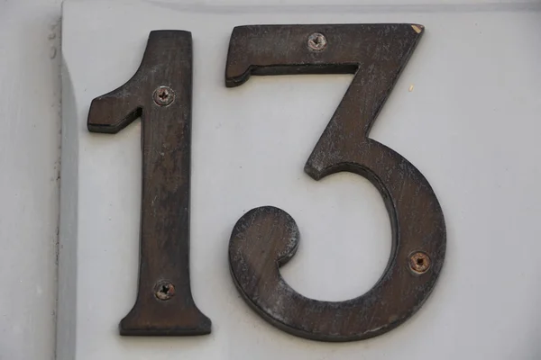 Numero 13 — Foto Stock