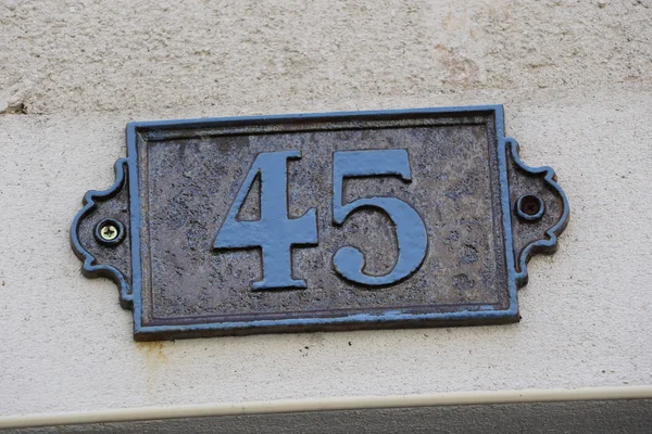 Número 45 — Fotografia de Stock