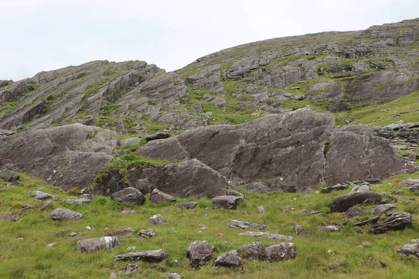 İrlanda 'daki Beara Halkası' nın yeşil tepelerinde etkileyici bir yolculuk.