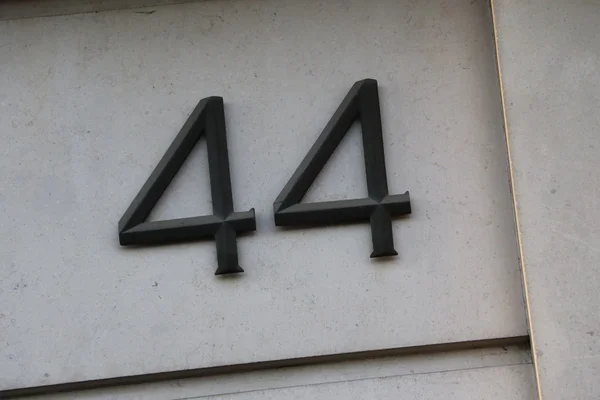 Number 44 in Paris — Stock Photo, Image