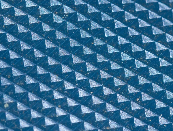 Macro Close Blue Plastic Sheet — Fotografia de Stock