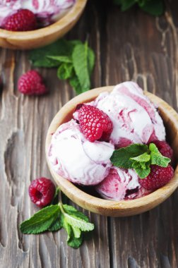 Dondurma witn Ahududu ve nane