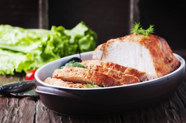 Zeytinli pişmiş et