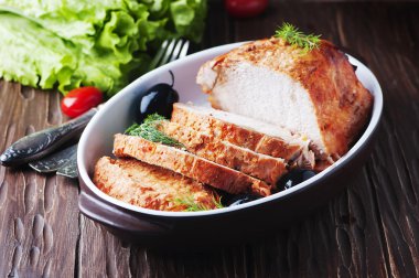 Zeytinli pişmiş et