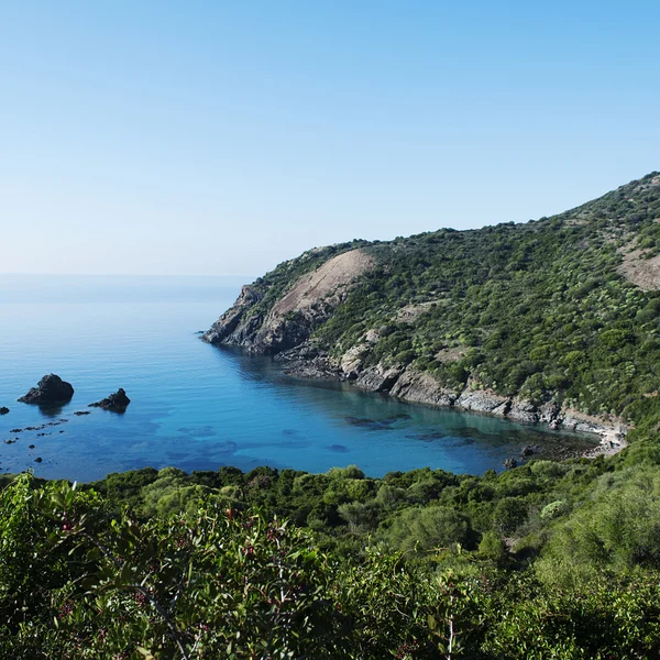 Vista panorámica de la playa Managu, Cerdeña — Foto de Stock