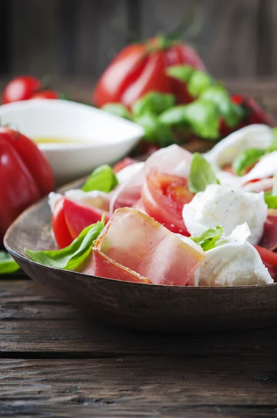 Italian salad caprese — Stock Photo, Image