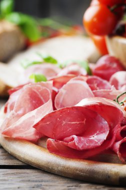 Jambon ve bresaola meze 