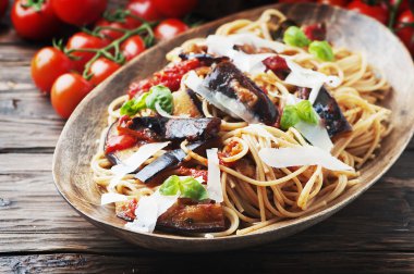 İtalyan geleneksel vejetaryen makarna