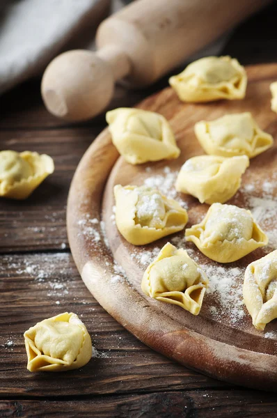 Tortellini casero italiano —  Fotos de Stock