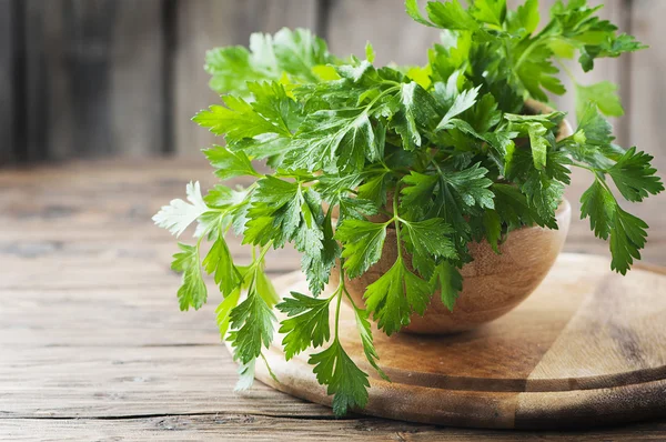 Green fresh parsley — Stock Photo, Image