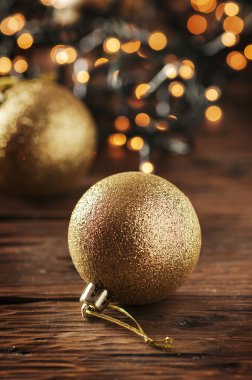 Noel çelenk ve baubles