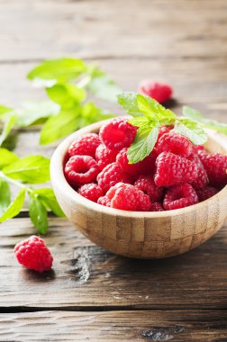 taze Ahududu ve nane