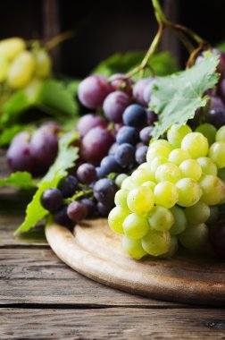 Siyah ve beyaz üzümler