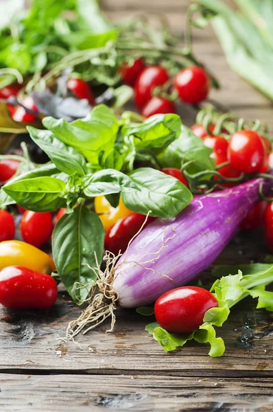 Ingredients for vegan salad — Stock Photo, Image