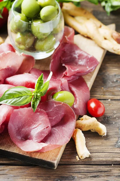 Italienska traditionell carpaccio — Stockfoto