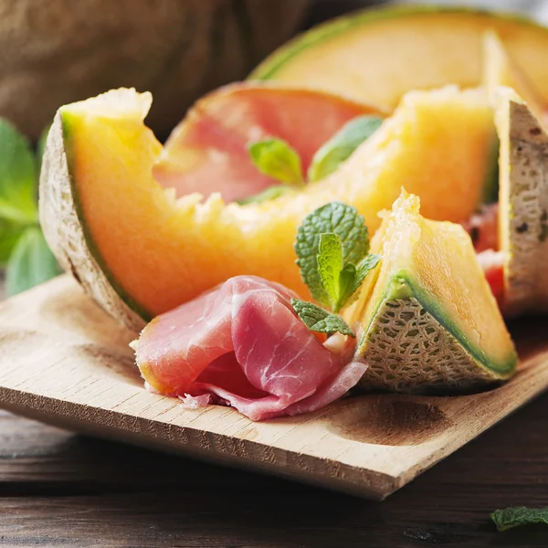 Prosciutto et melon frais — Photo