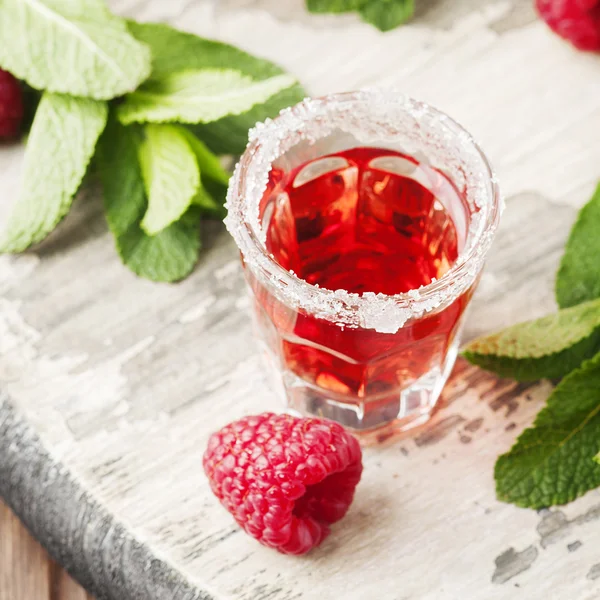 Cocktail de rapsberry vermelho — Fotografia de Stock