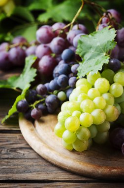 Siyah ve beyaz üzümler