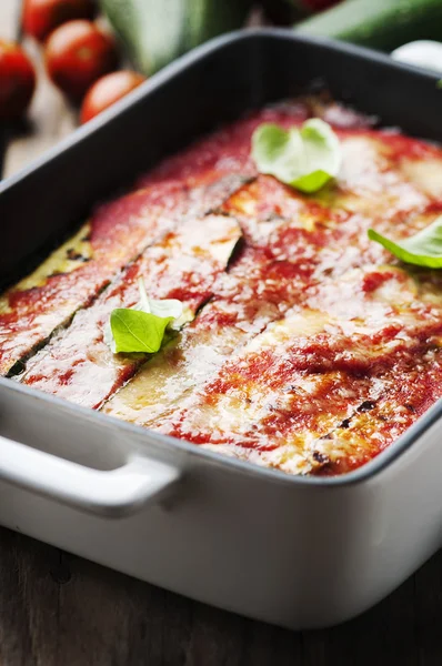 Parmesana italiana con calabacín —  Fotos de Stock