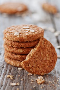 Homemade oatmeal cookie clipart