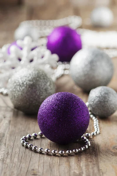 Christmas ornament with balls — Stock Photo, Image