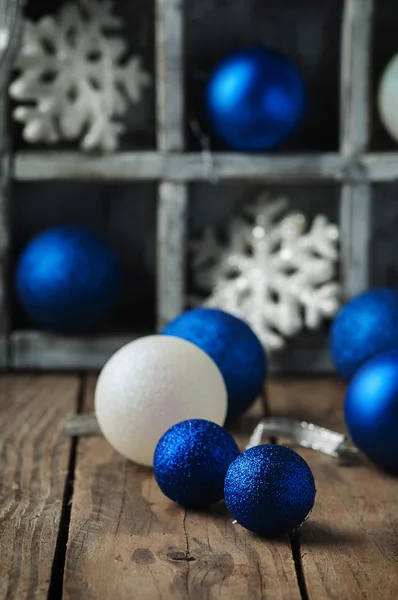 Kerst ornament met ballen — Stockfoto