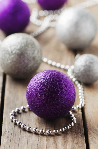 Ornamento de Natal com bolas — Fotografia de Stock
