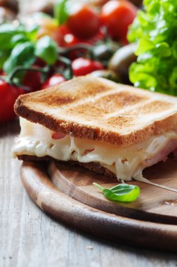 Jambon ve peynirli tost