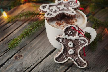 Gingerbread Noel tablo için