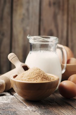 vintage masaya pişirme için madde