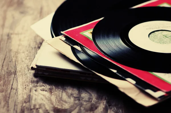 Old vinyl records — Stock Photo, Image