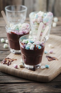 Marşmelovlu sıcak çikolata