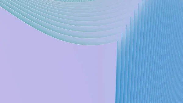 Modern background of light blue and pink waves of many surfaces
