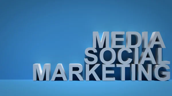 Marknadsföring i sociala medier — Stockfoto