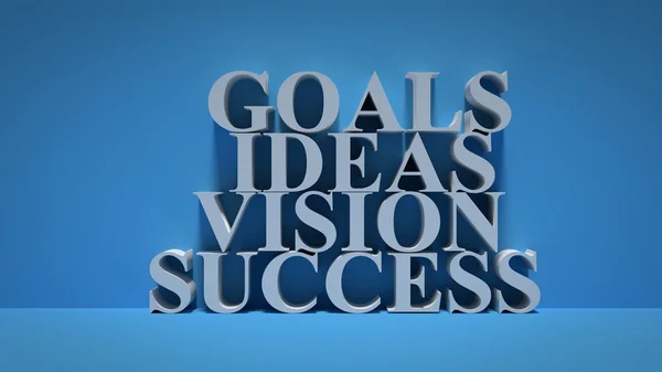 Goals Ideas Vision — Stock Photo, Image