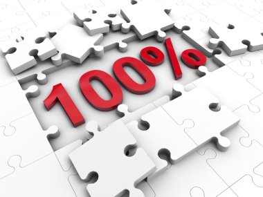 yüzde 100